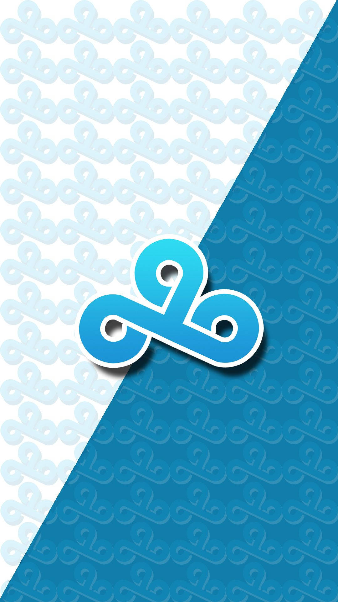 Half And Half Cloud9 Logo Background