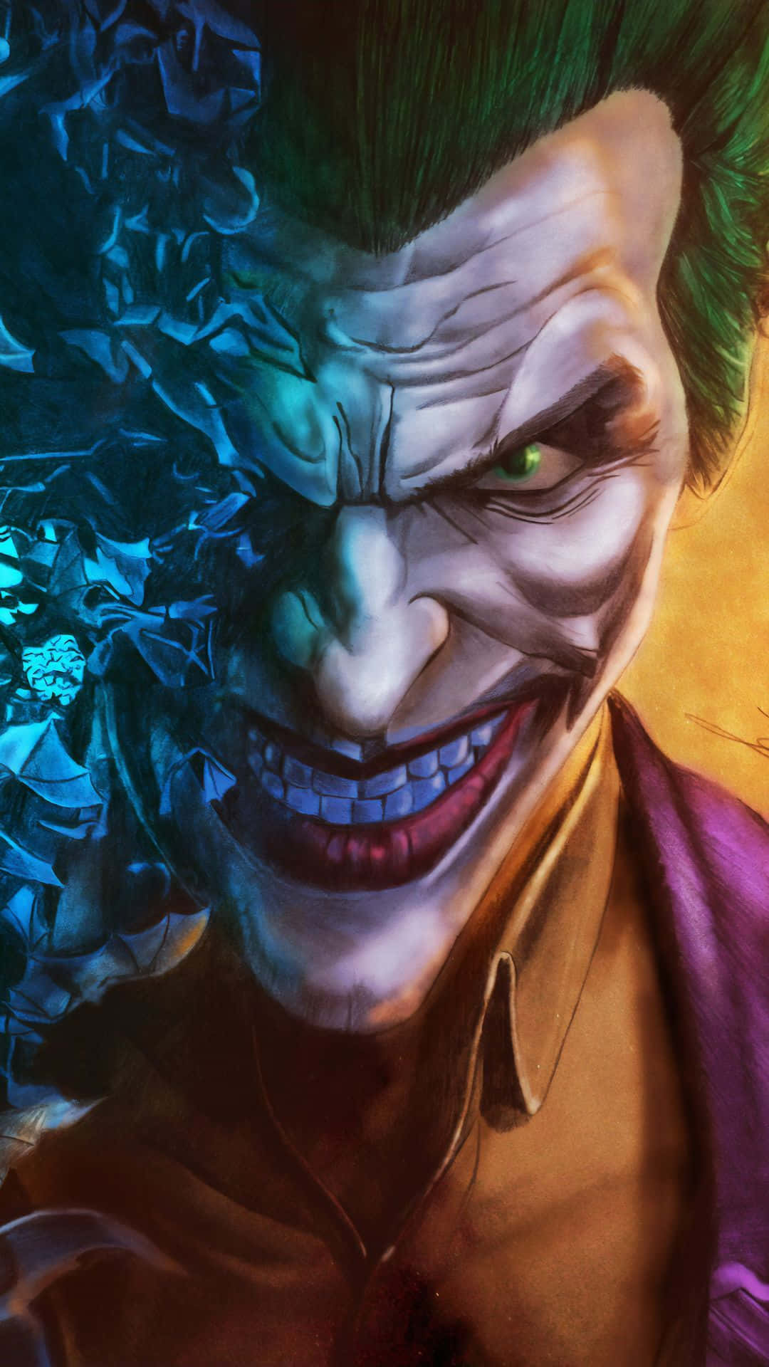 Half Batman Half Joker - A Superhuman With Wings Ready To Soar