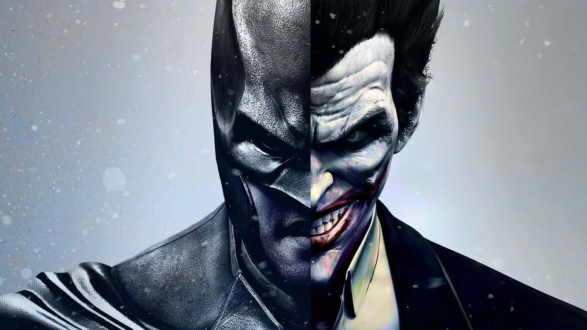 Half Batman Half Joker Fanart Background