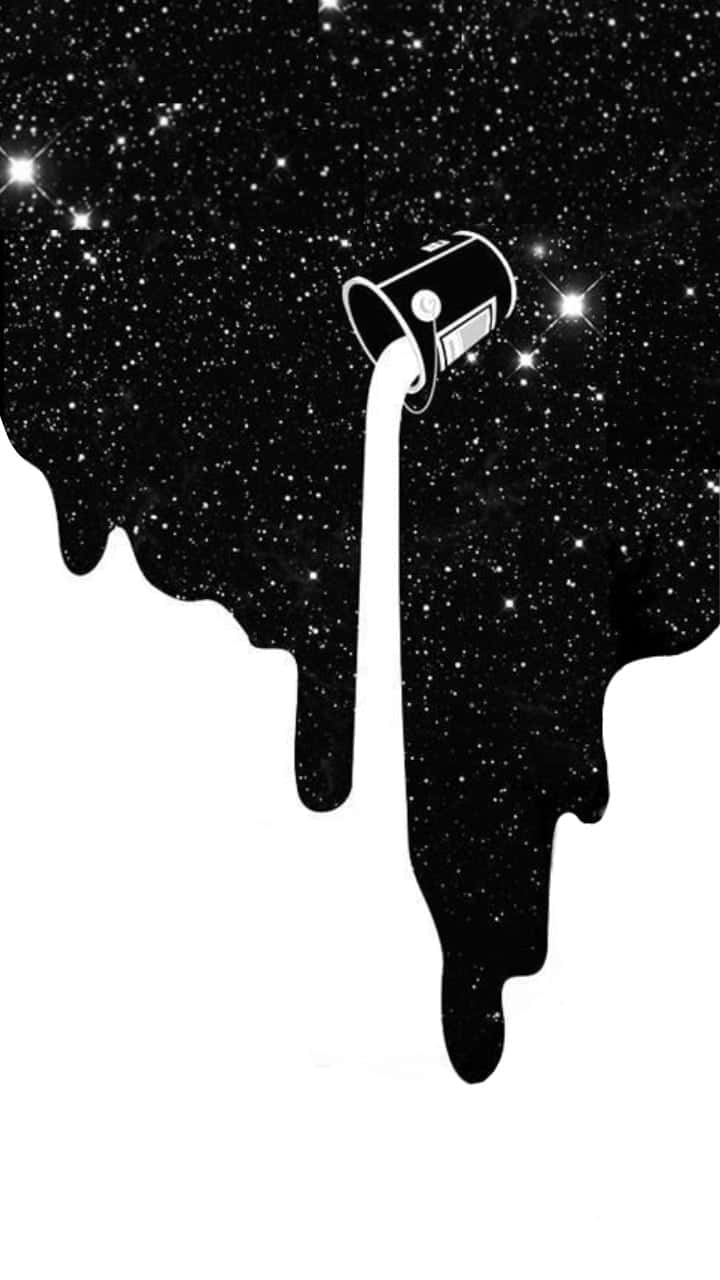 Half Black And Half White Minimalistic Design Background