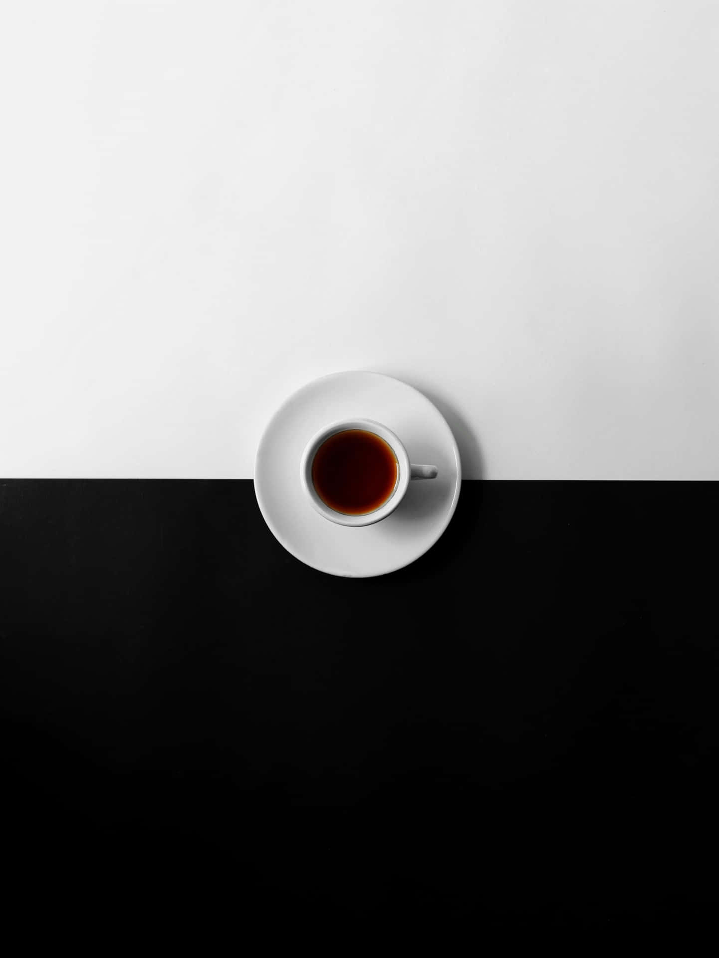 Half Black Half White Abstract Design Background