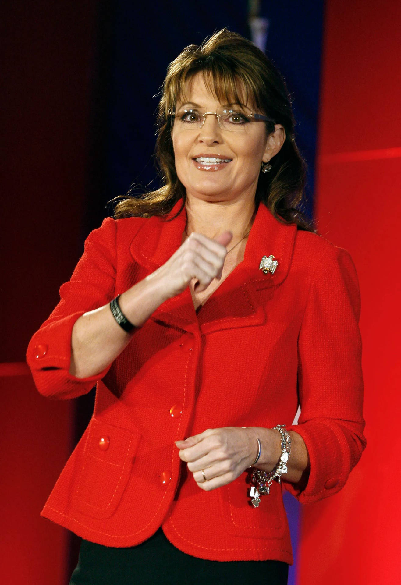 Half-body Photo Of Sarah Palin Background