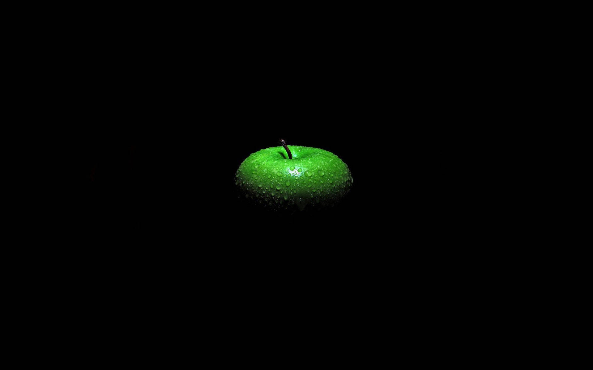 Half Dark Green Apple Aesthetic