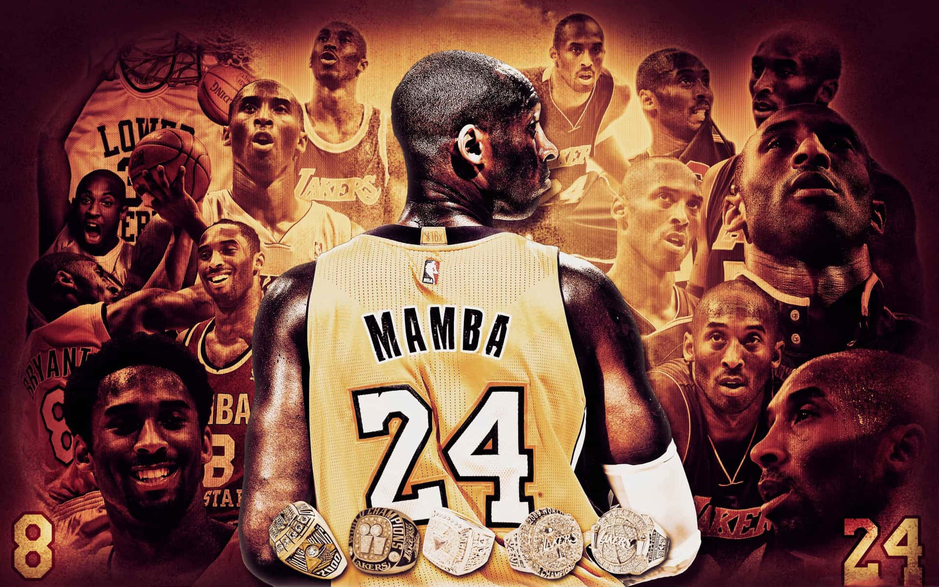 “hall Of Fame Basketball – Kobe Bryant” Background