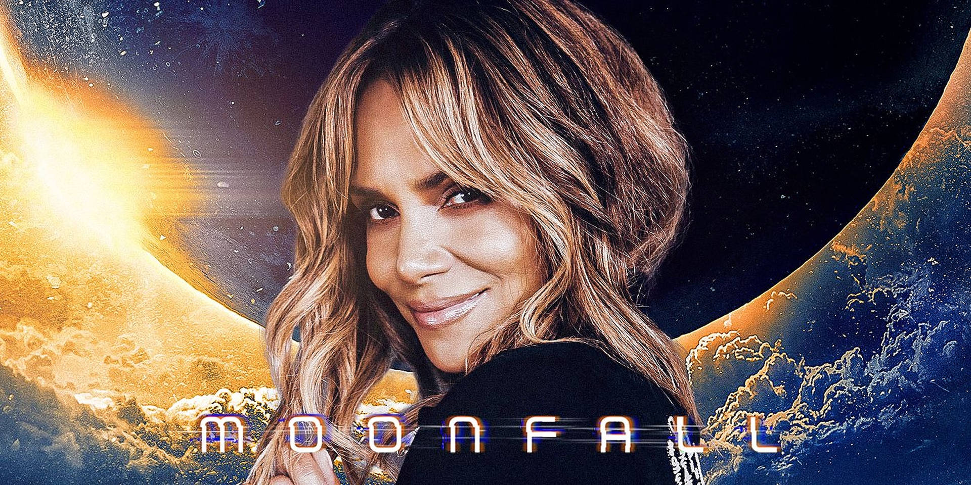 Halle Berry In Moonfall - Leading The Way Background