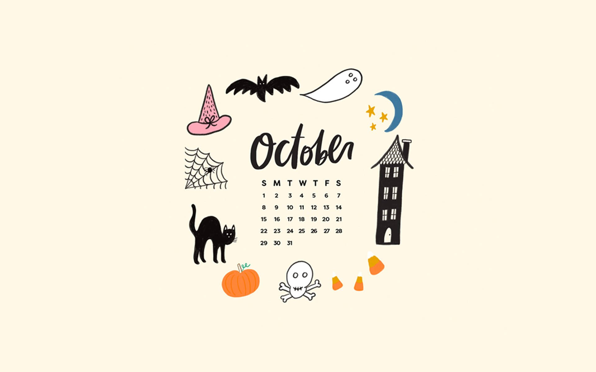 Halloween Aesthetic Pc October Month Background