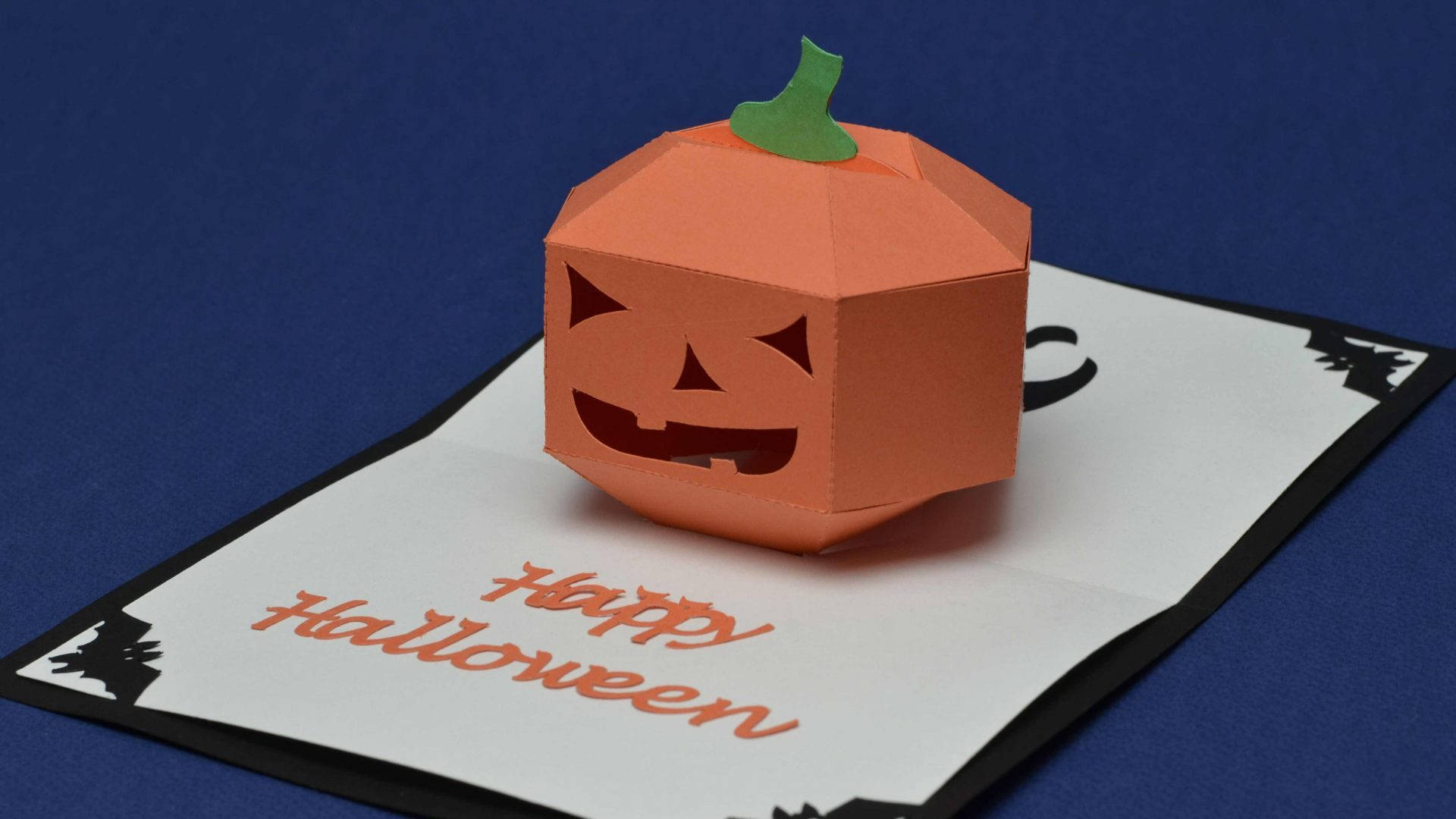 Halloween Aesthetic Pumpkin Box Art Background