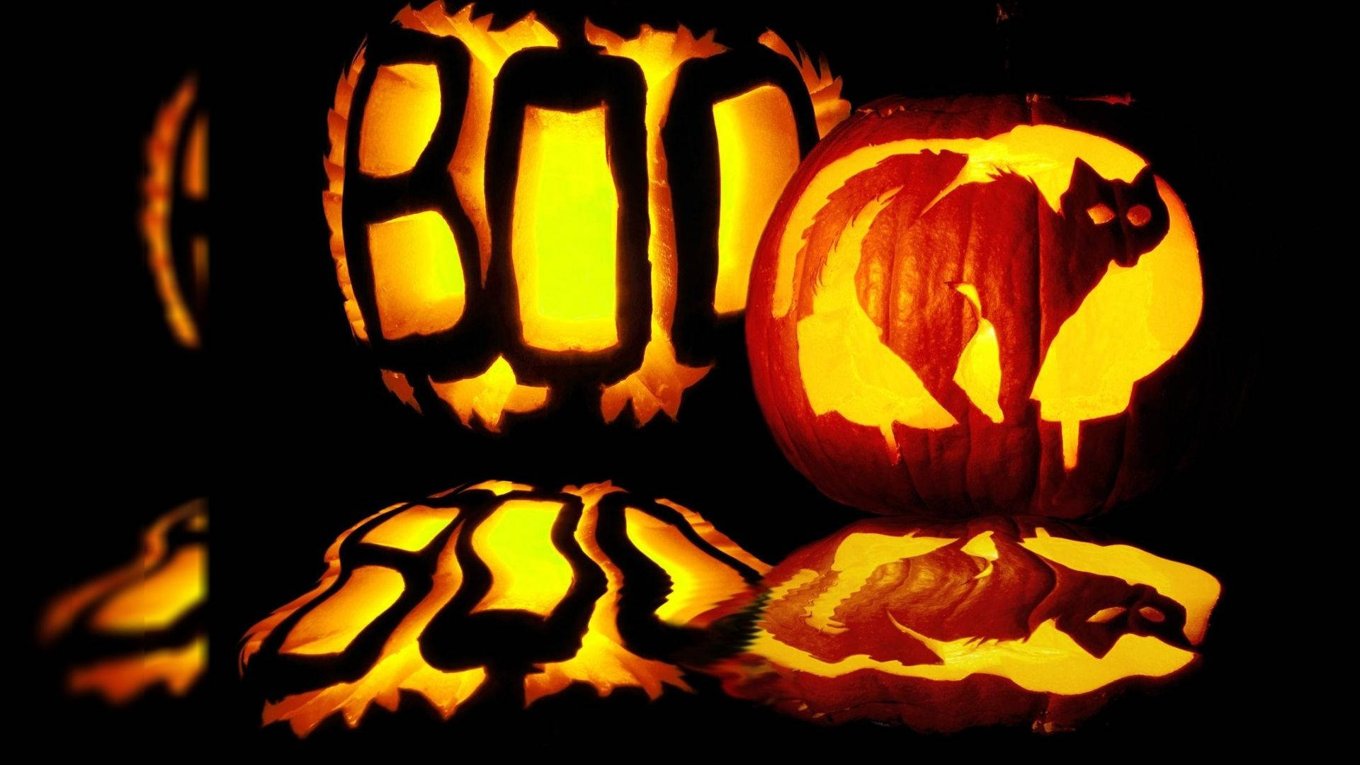 Halloween Boo Laptop Art Background