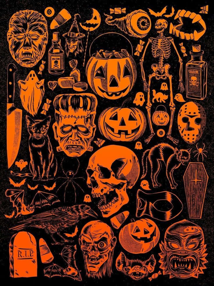 Halloween Classic Horror Collection Background