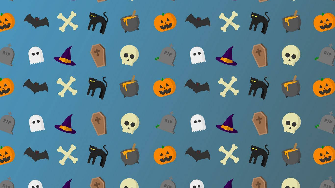 Halloween Design Treats For Laptop Screen