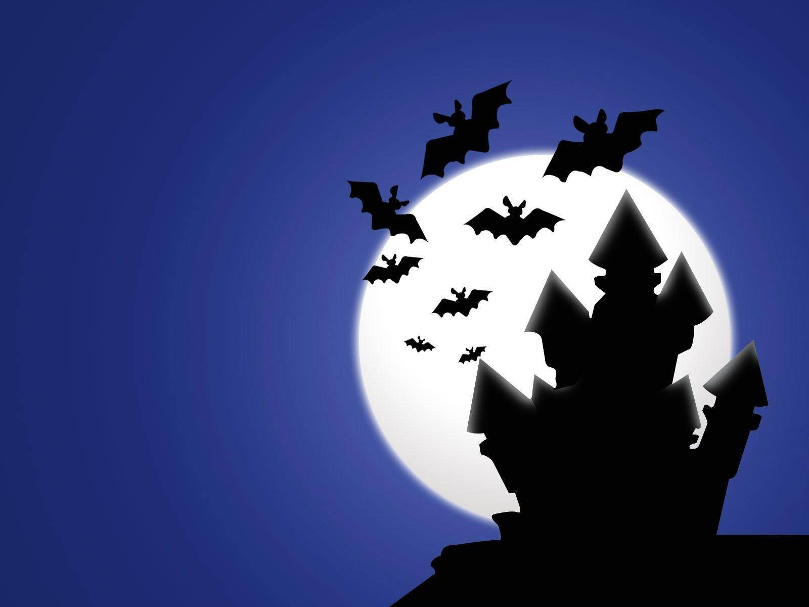 Halloween Digital Laptop Art Background