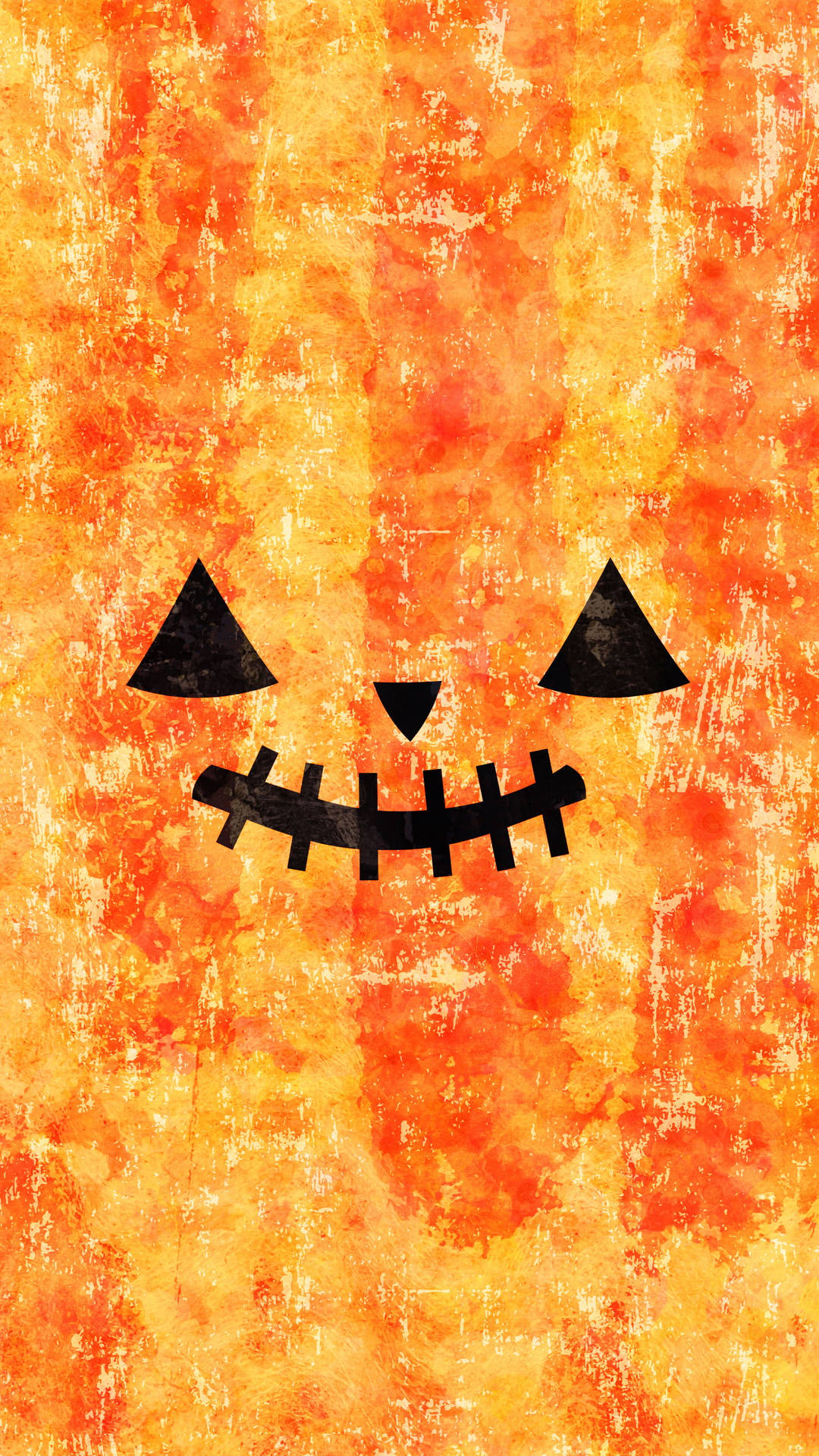 Halloween Grunge Pumpkin Face Background