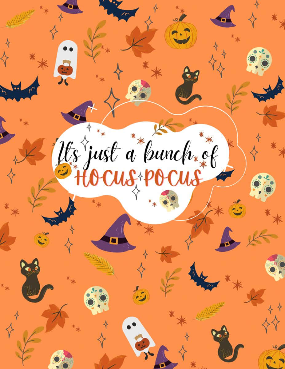 Halloween Hocus Pocus Pattern Background