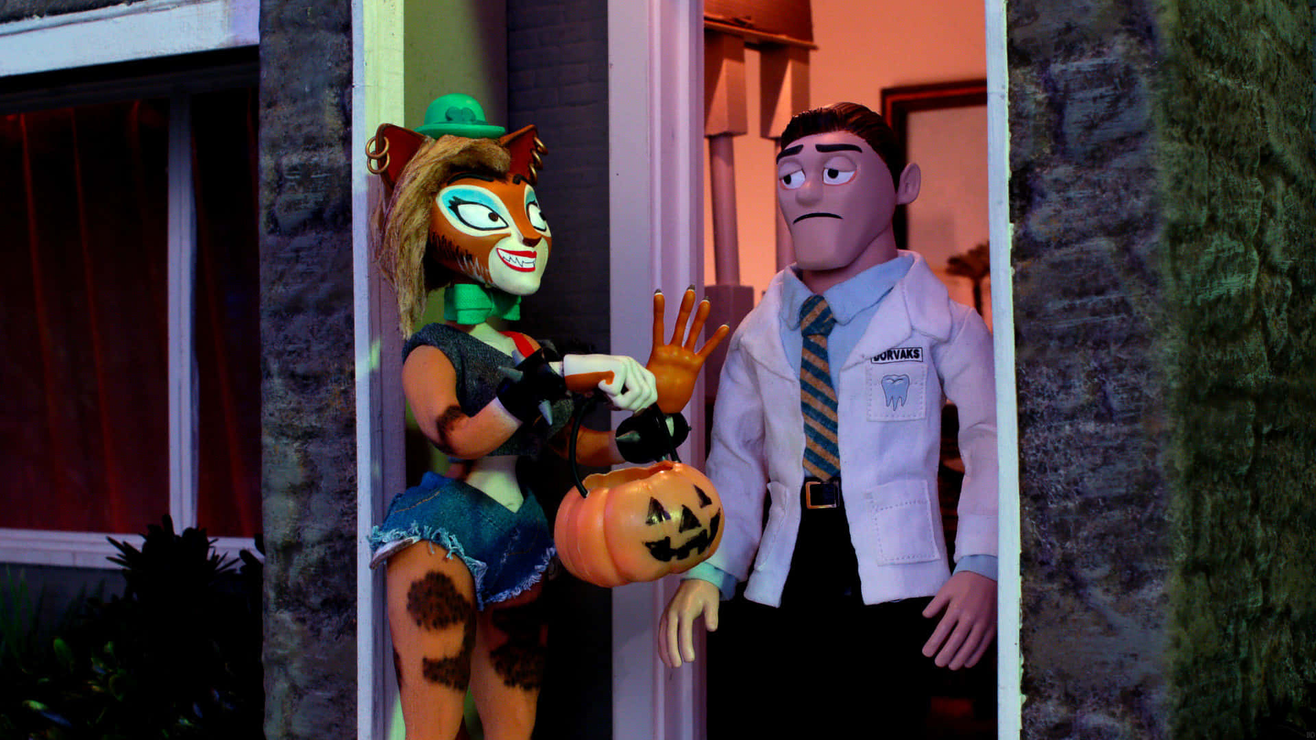 Halloween In Supermansion Background