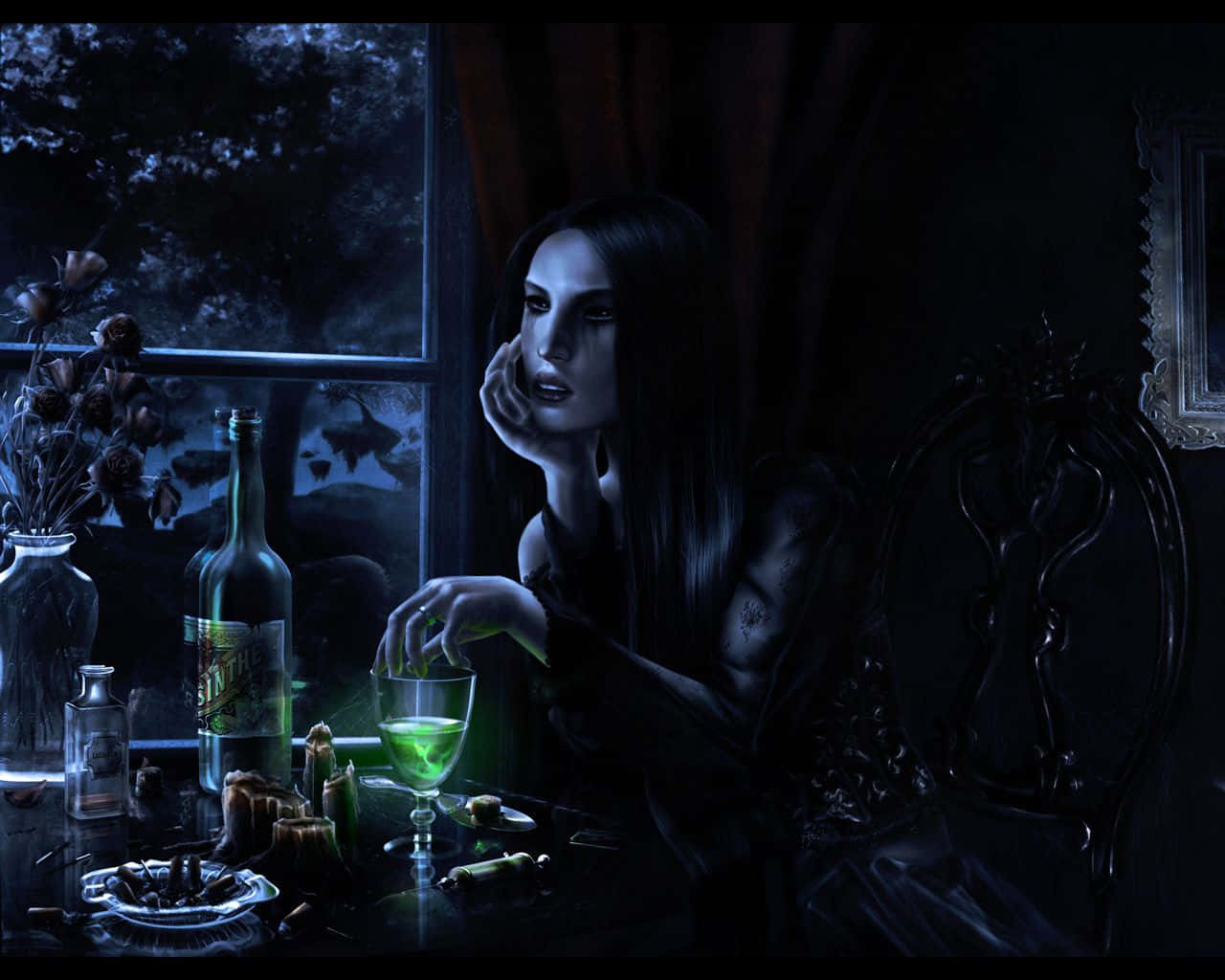 Halloween Magic: Bewitching Hour Awaits Background