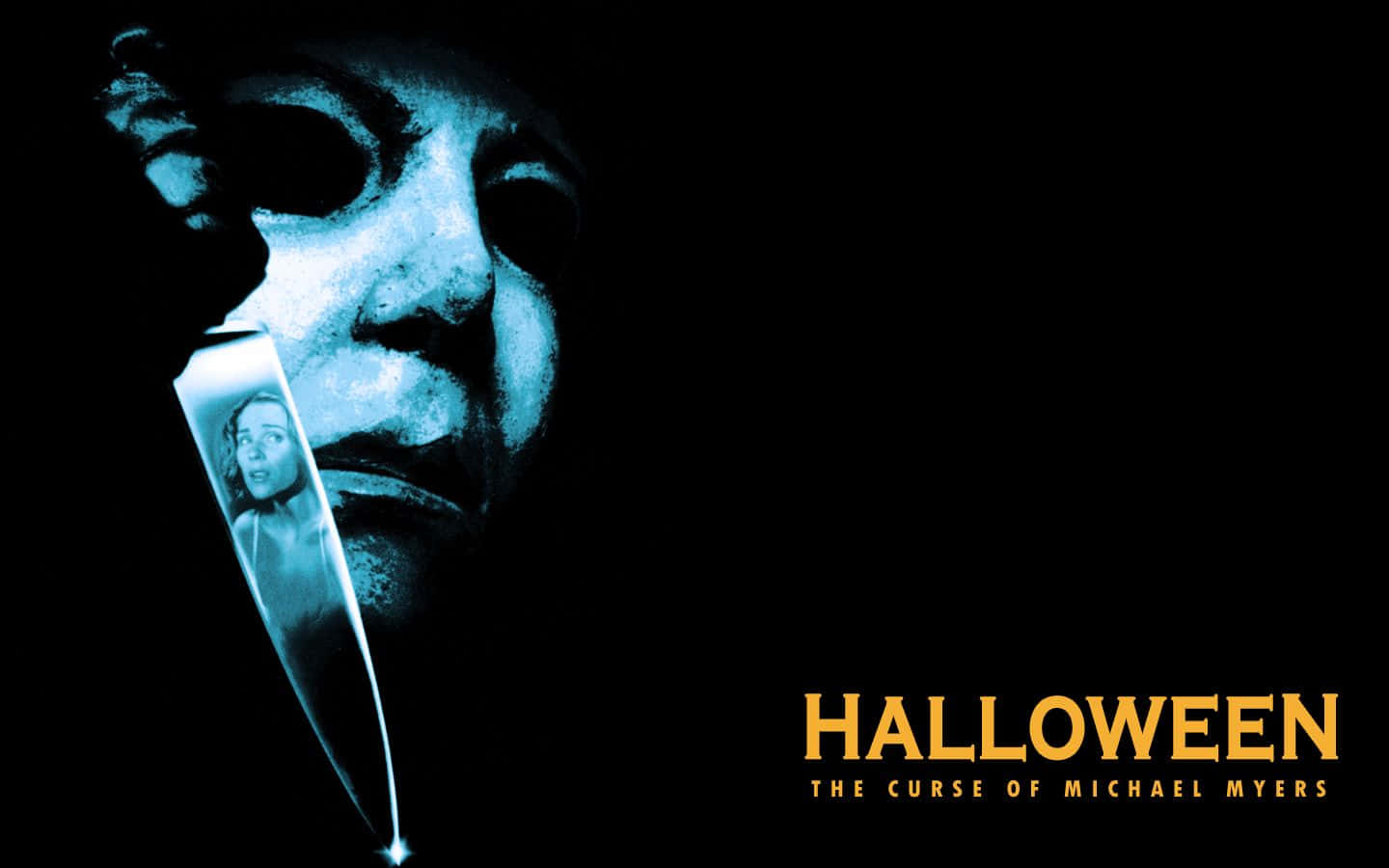 Halloween Michael Myers Curse Poster Background