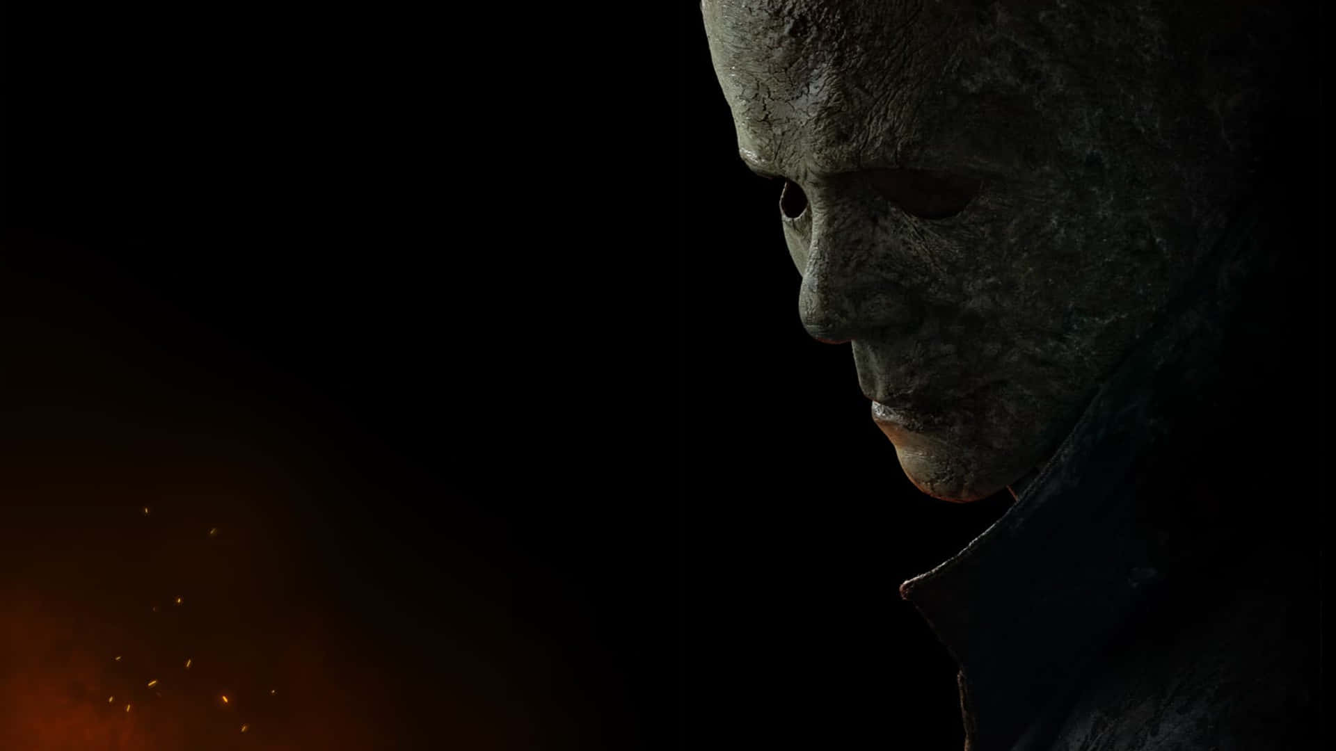 Halloween Michael Myers In Dark Background