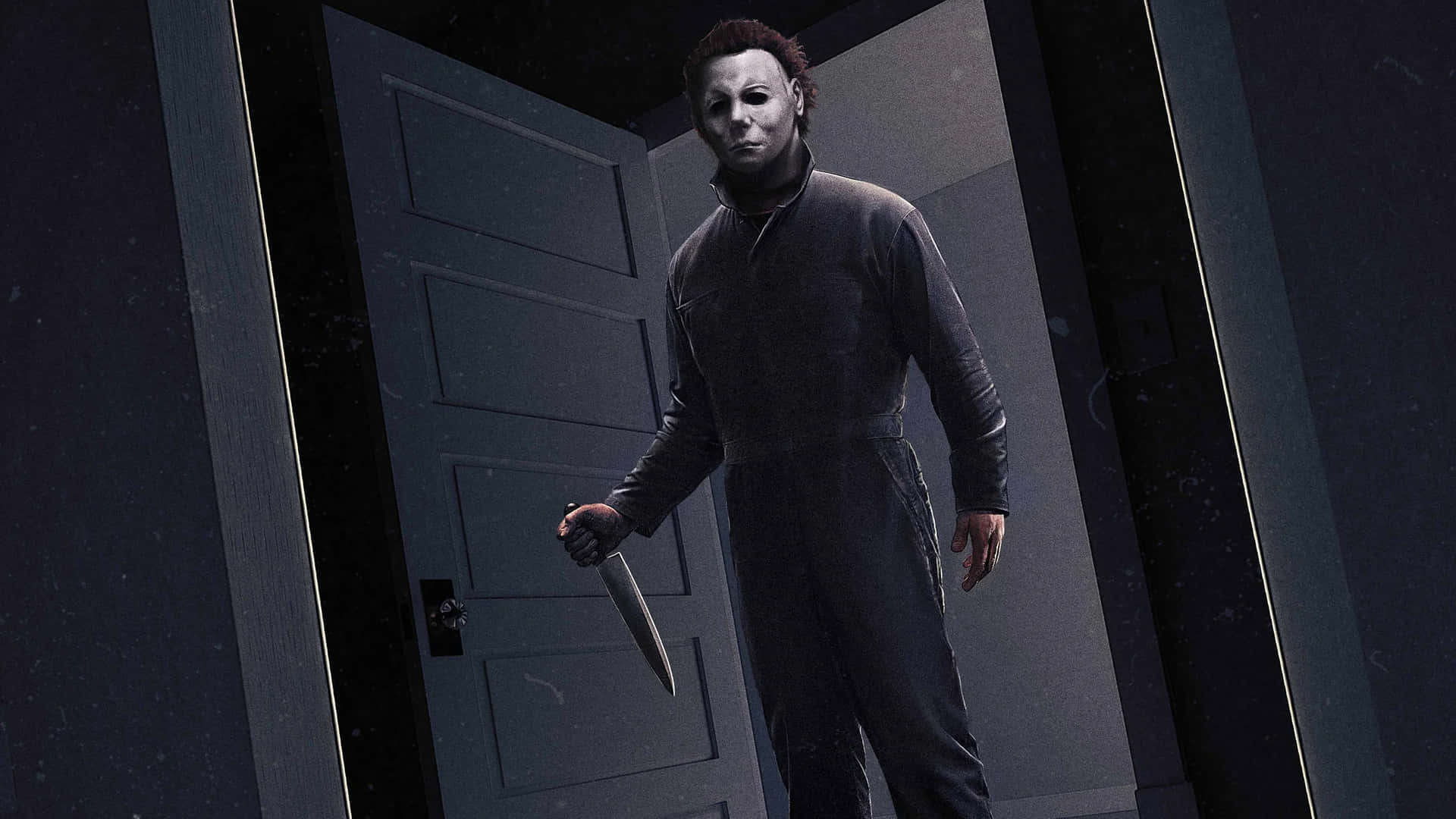 Halloween Michael Myers In Room Door