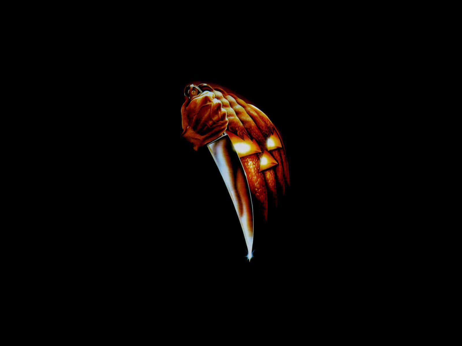 Halloween Michael Myers Pumpkin Background