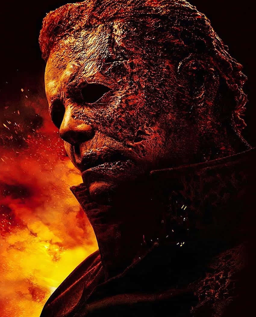 Halloween Michael Myers's Burned Face