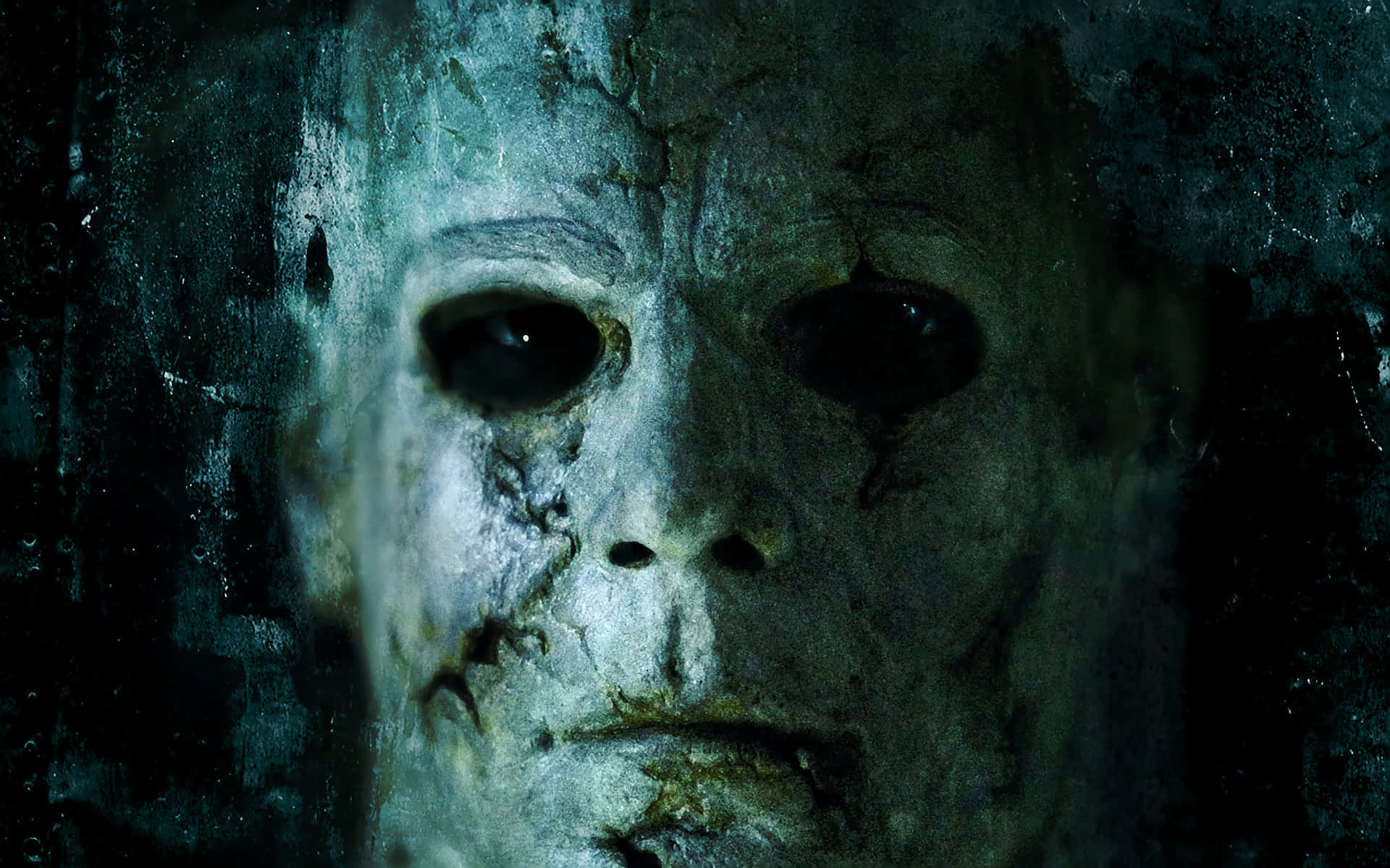 Halloween Michael Myers's Face Background