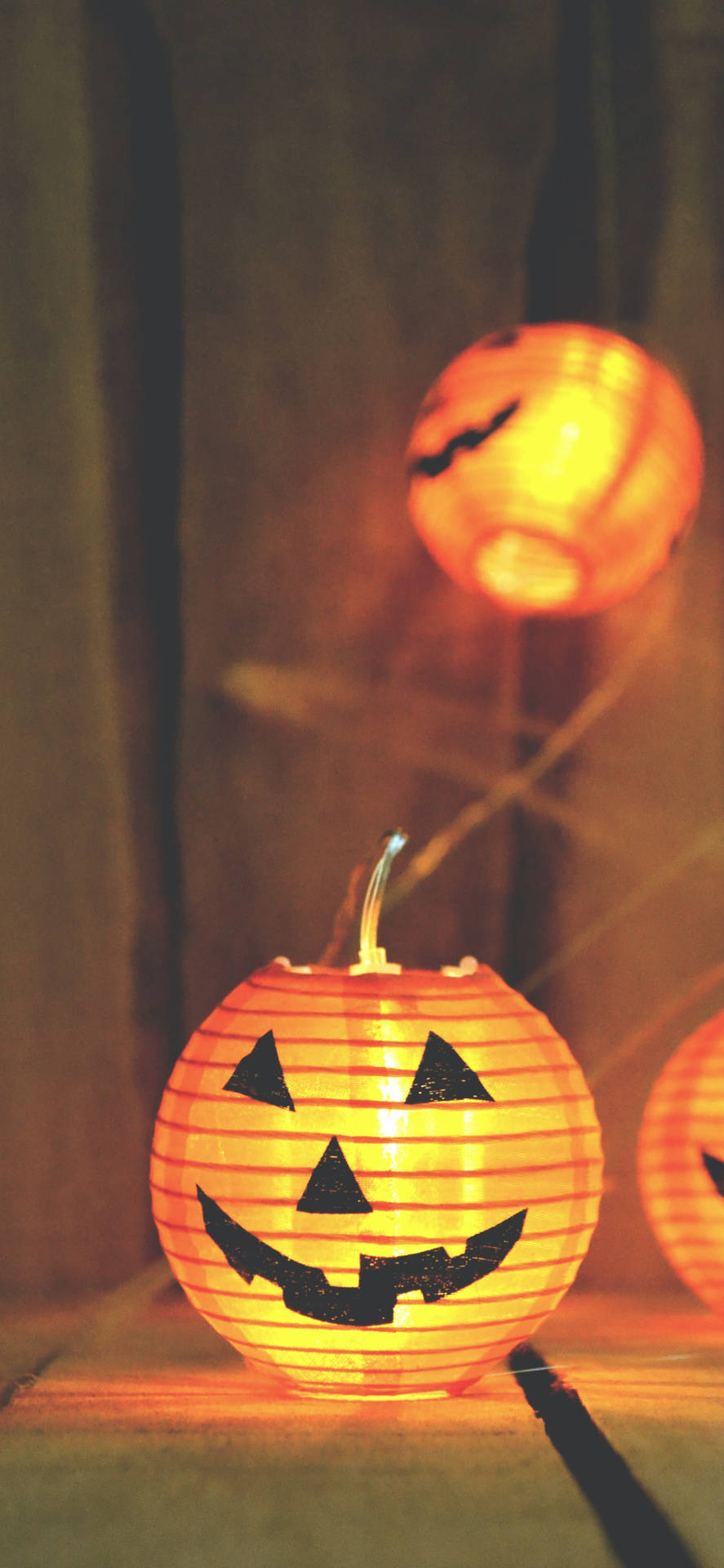 Halloween Pumpkin Lantern Background