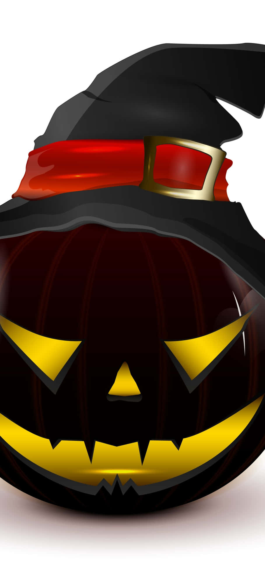 Halloween Pumpkin Witch Hati Phone Wallpaper Background