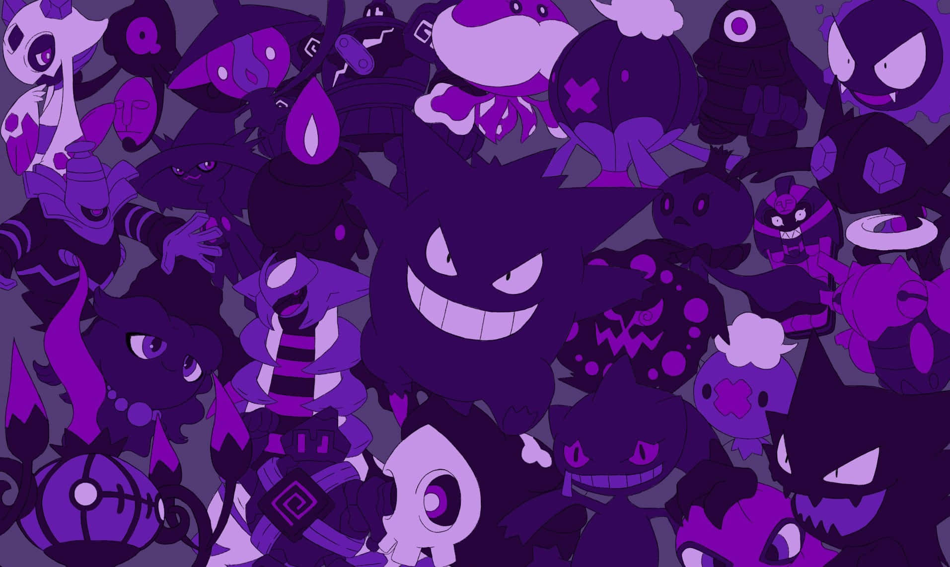 Halloween Shedinja Background