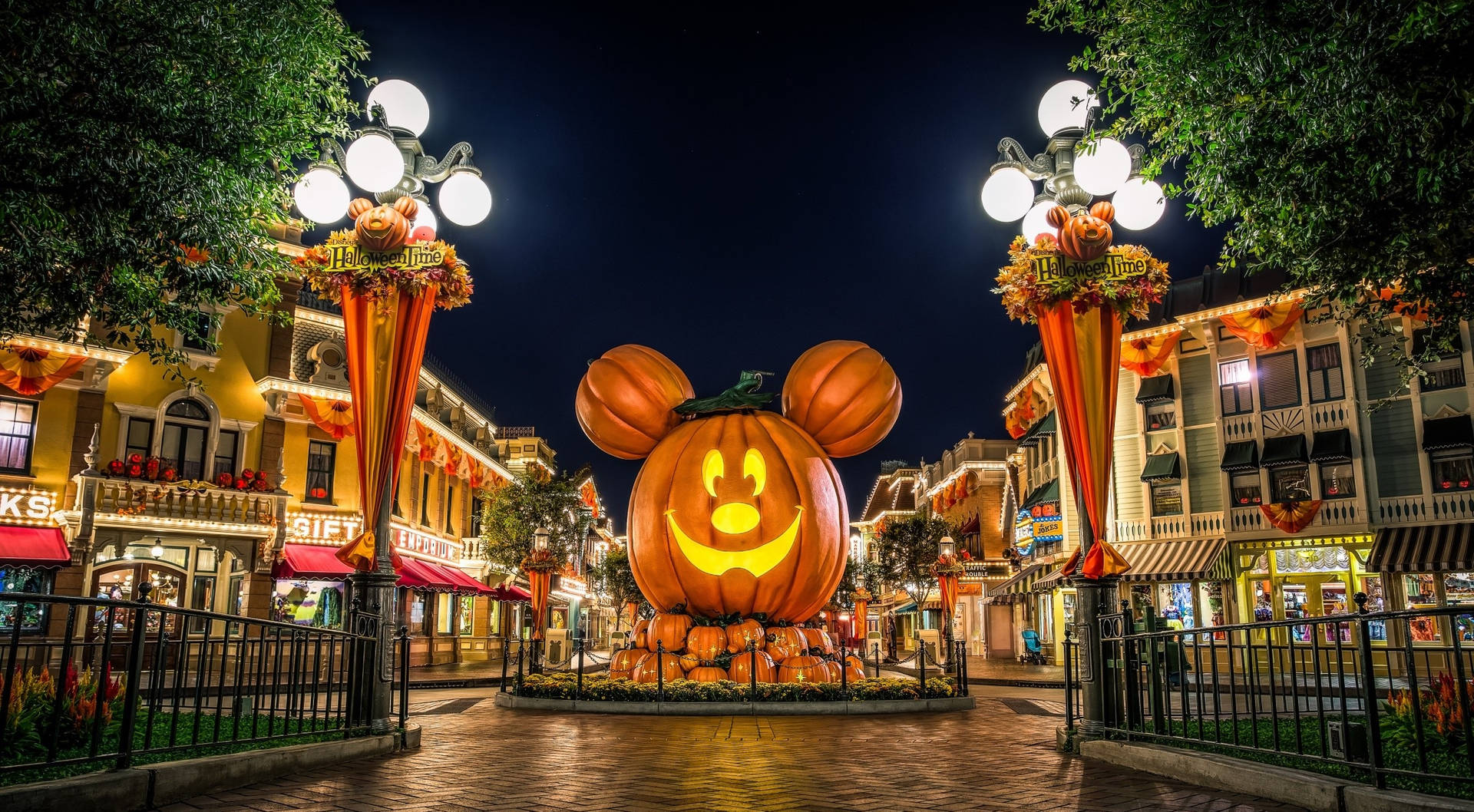 Halloween Time In Disneyland Desktop Background