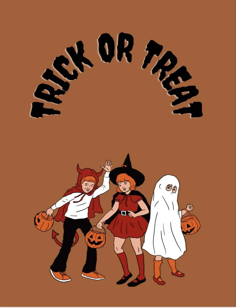 Halloween_ Trick_or_ Treat_ Friends Background