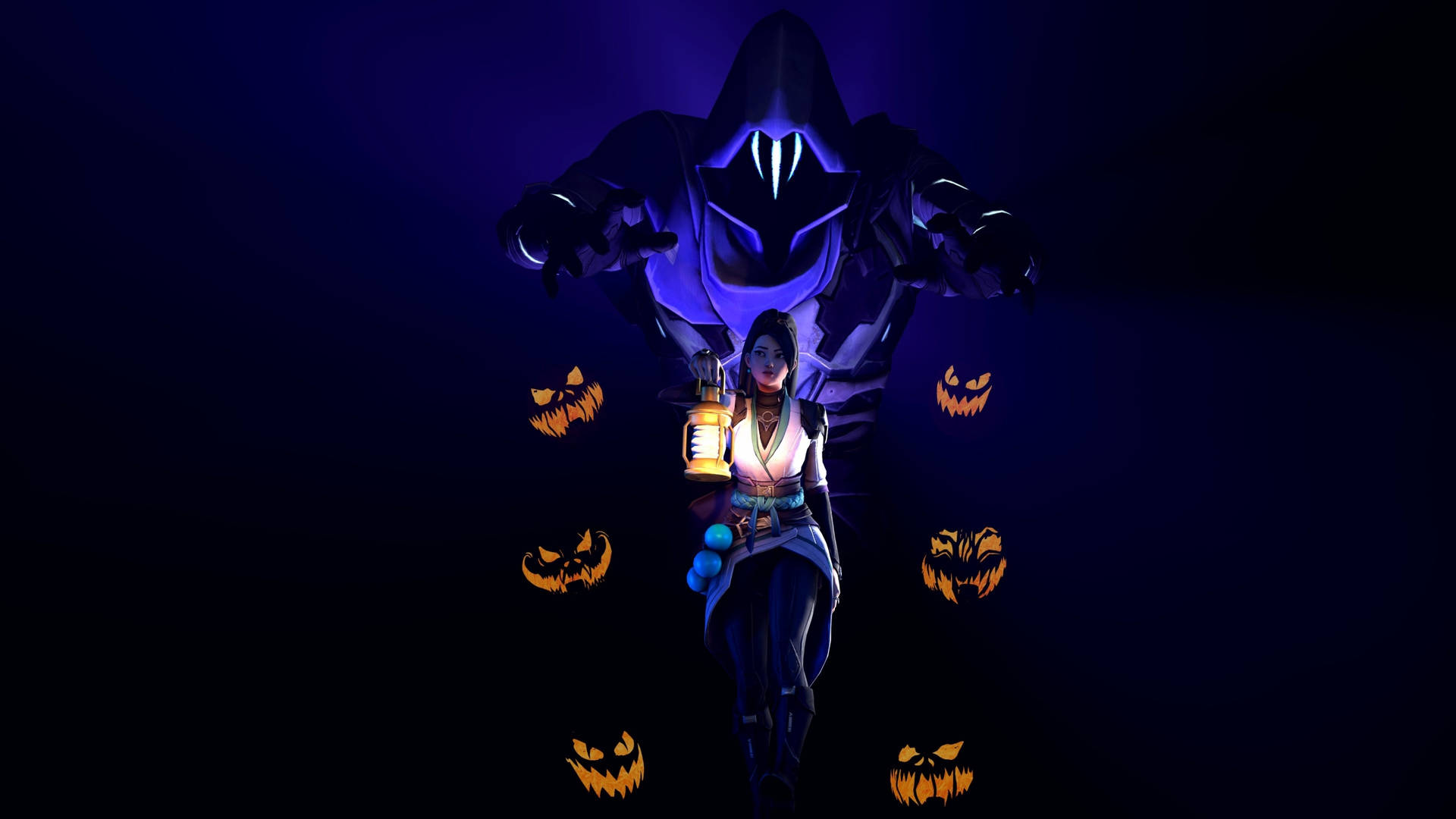 Halloween Valorant 2k Background