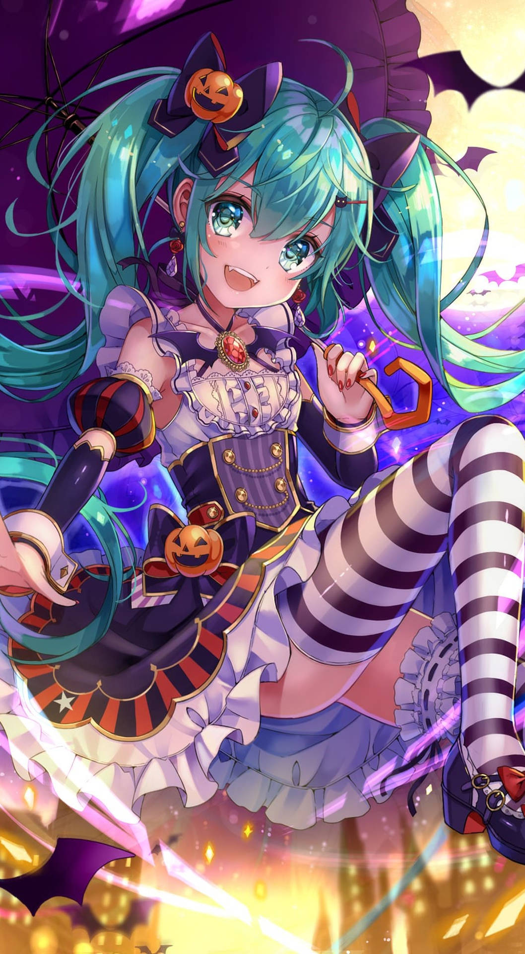 Halloween Vocaloid Background