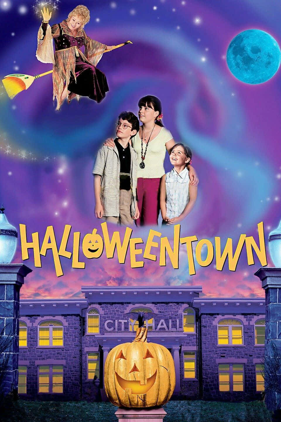 Halloweentown High On A Spooky Night Background