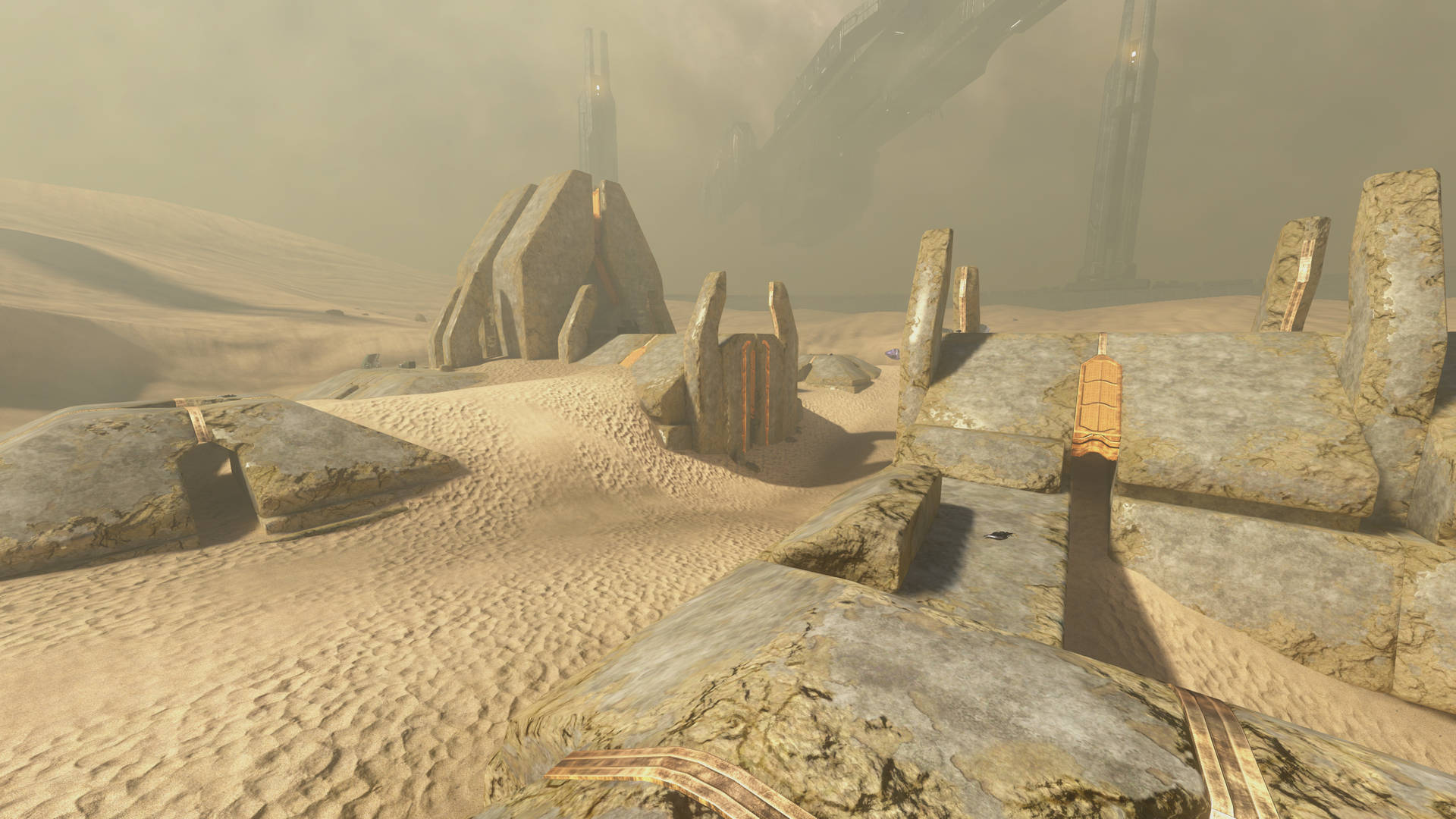 Halo 3 Abandoned Area Background