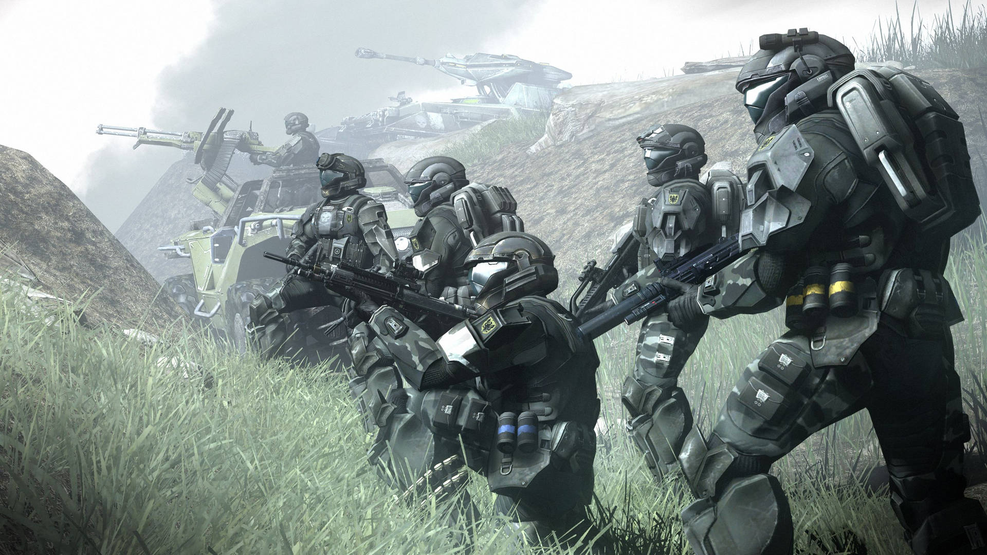 Halo 3 Army Troop Background