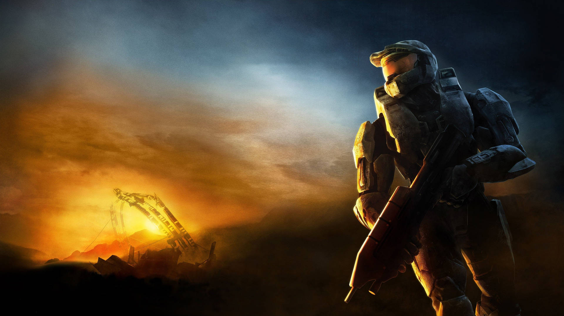 Halo 3 Looking At Sunset