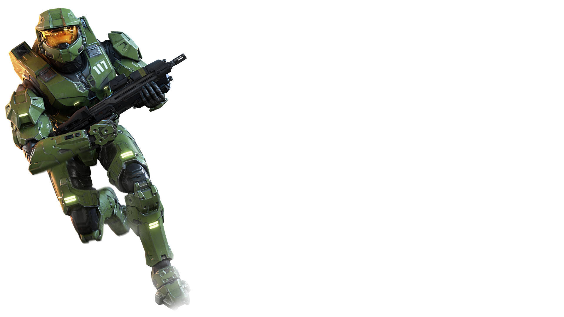 Halo 3 Minimalist White Background