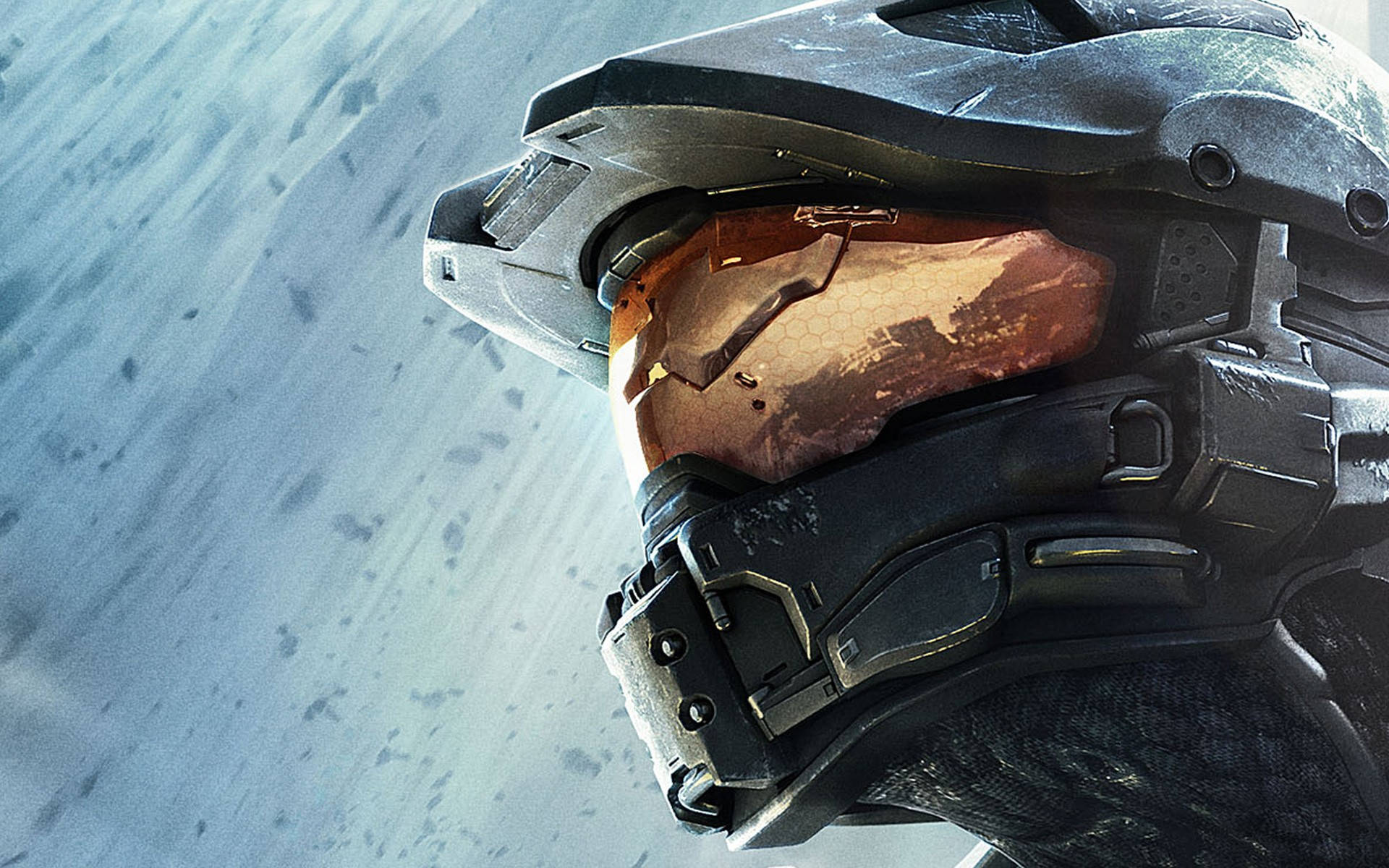 Halo 4 Detailed Spartan Helmet Background