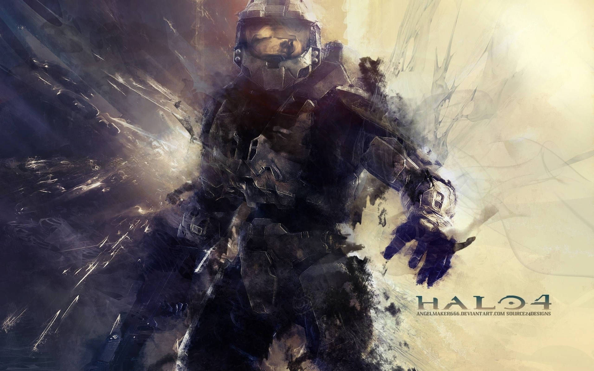 Halo 4 Game Master Chief Background