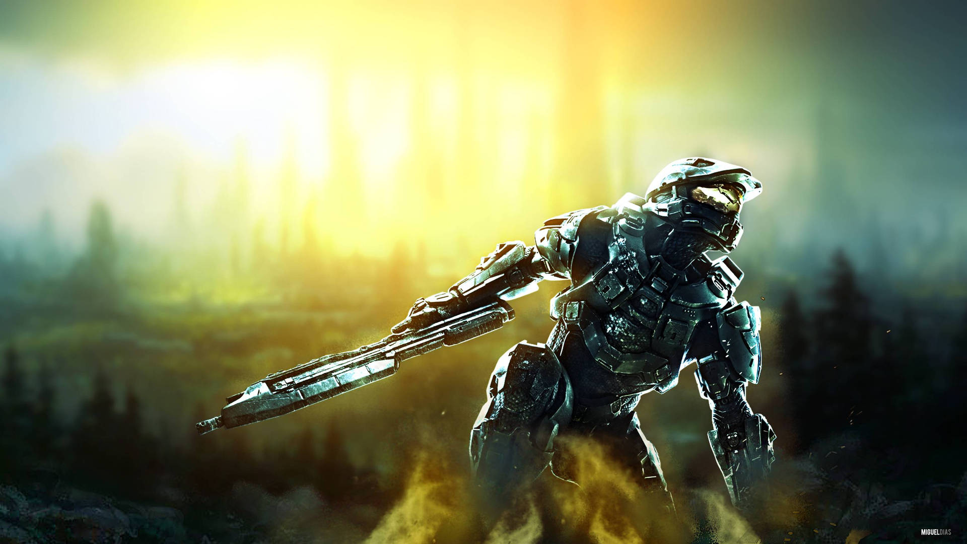 Halo 4 Spartan Master Chief Background