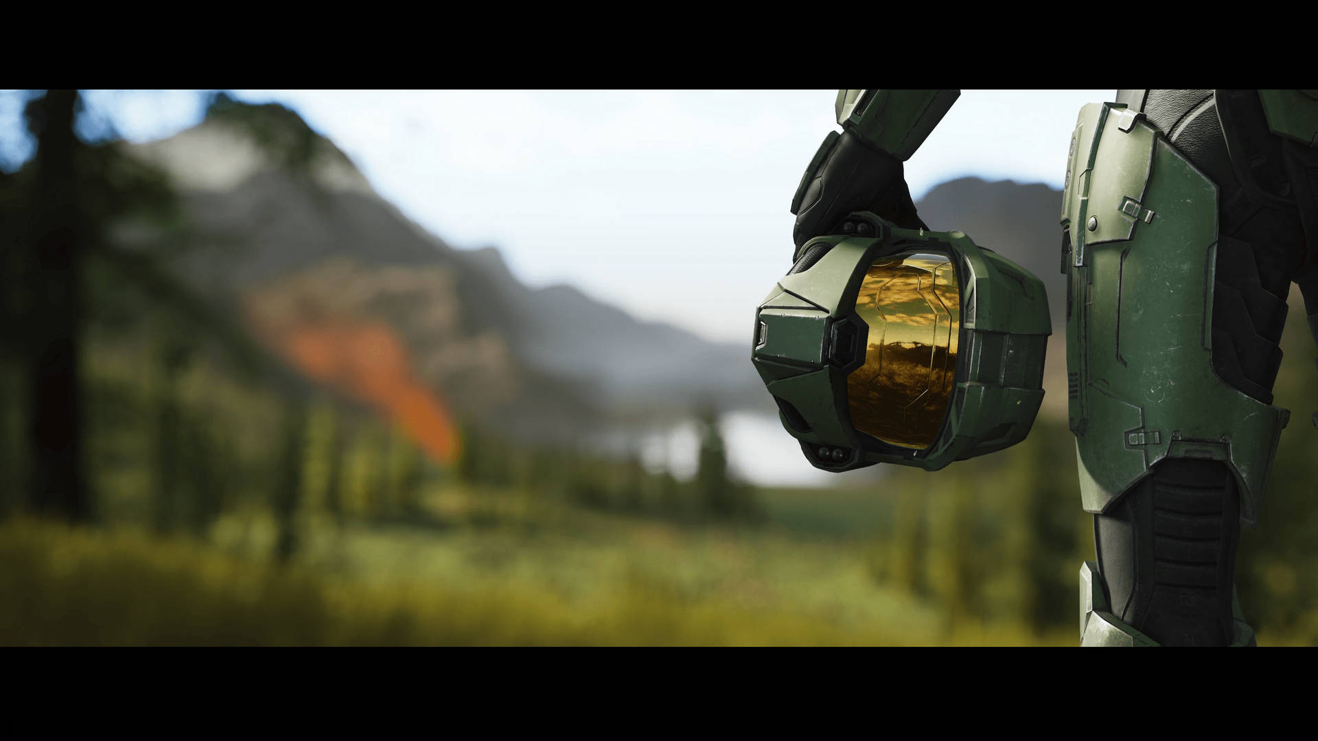 Halo Infinite Helmet Of Noble Defender Background
