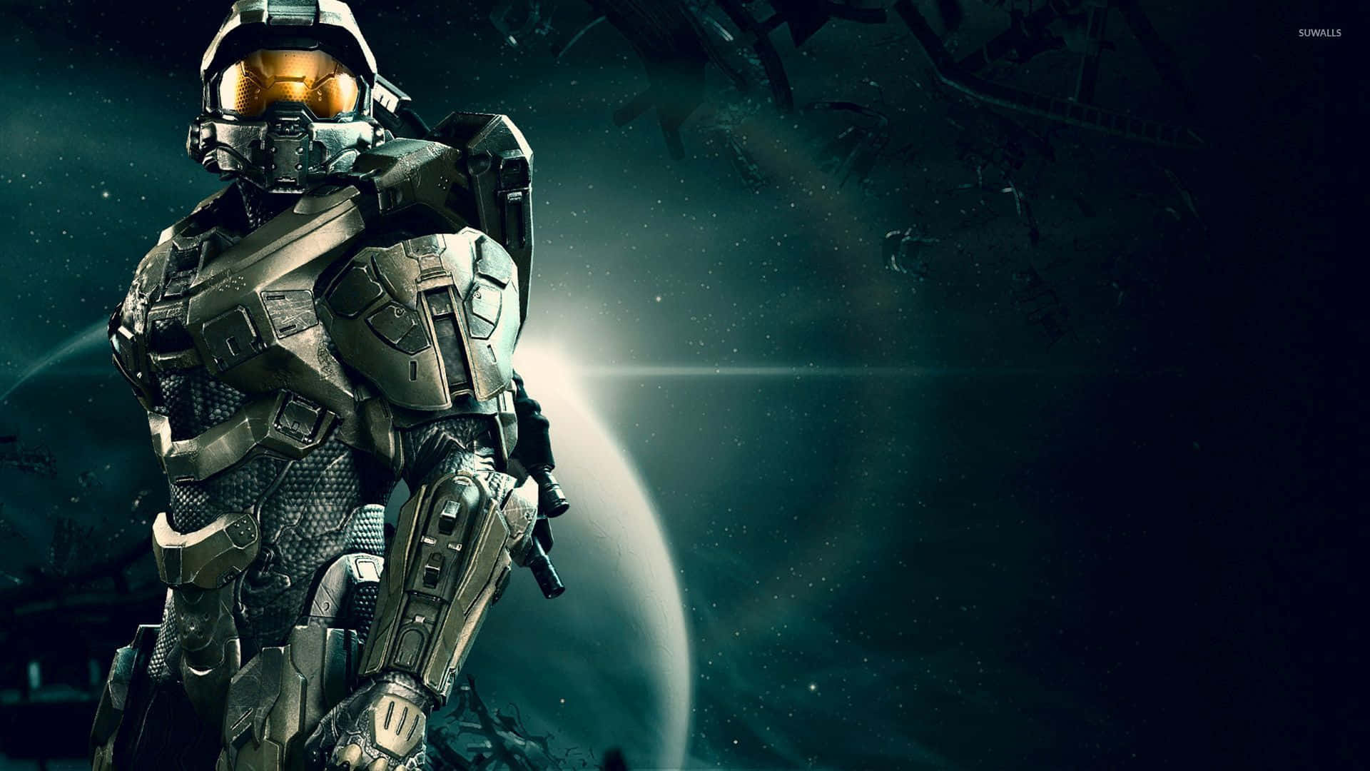 Halo Master Chief Planet Eridanus Background