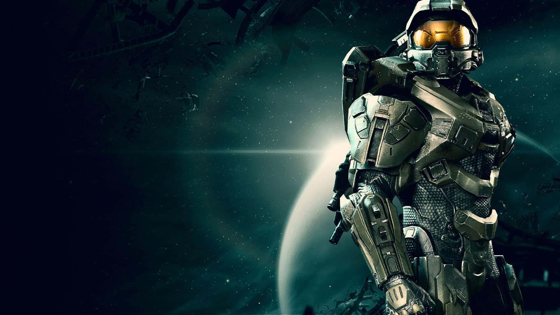Halo Master Chief Spartan -ii Commando Background