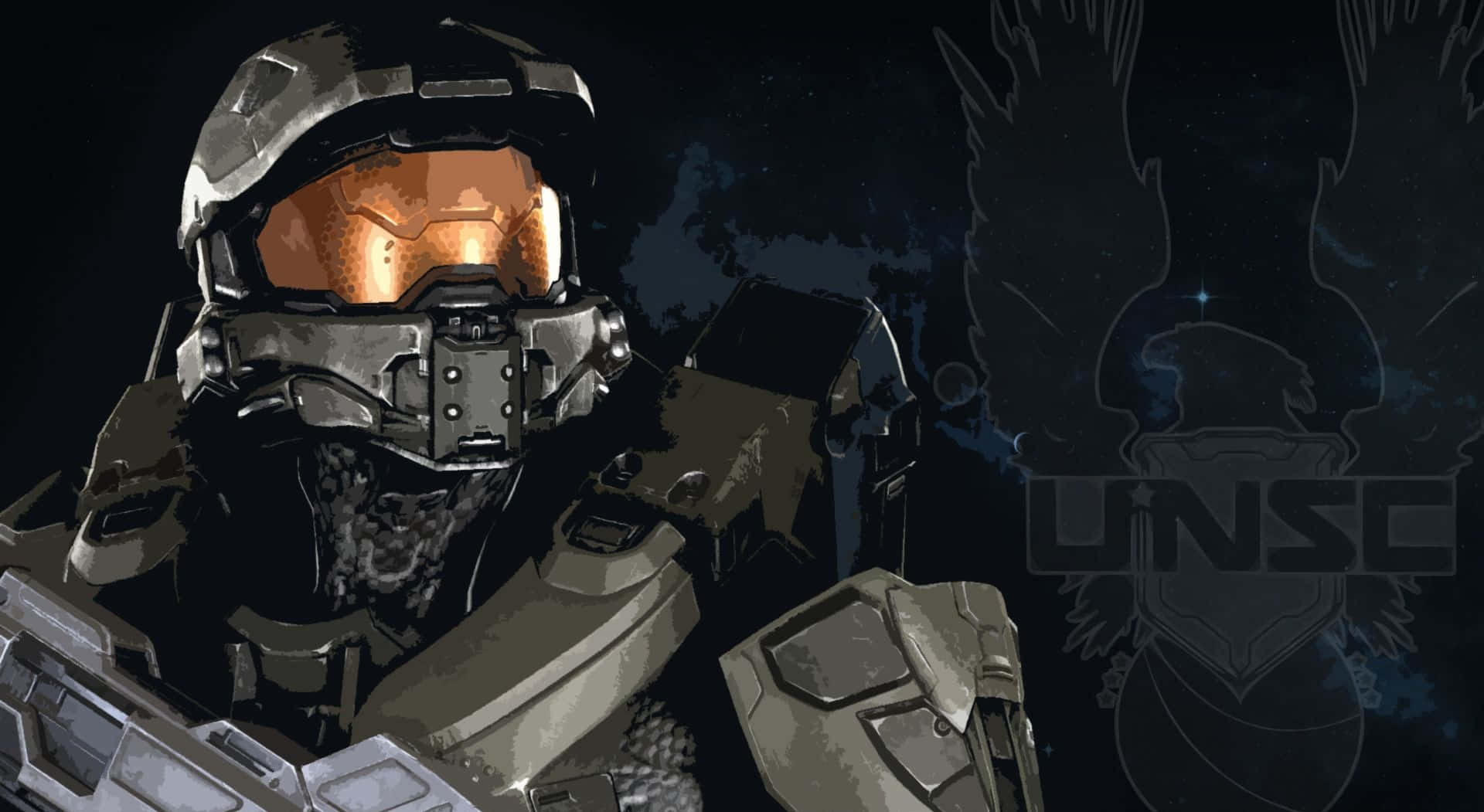 Halo Master Chief Video Game Character Background