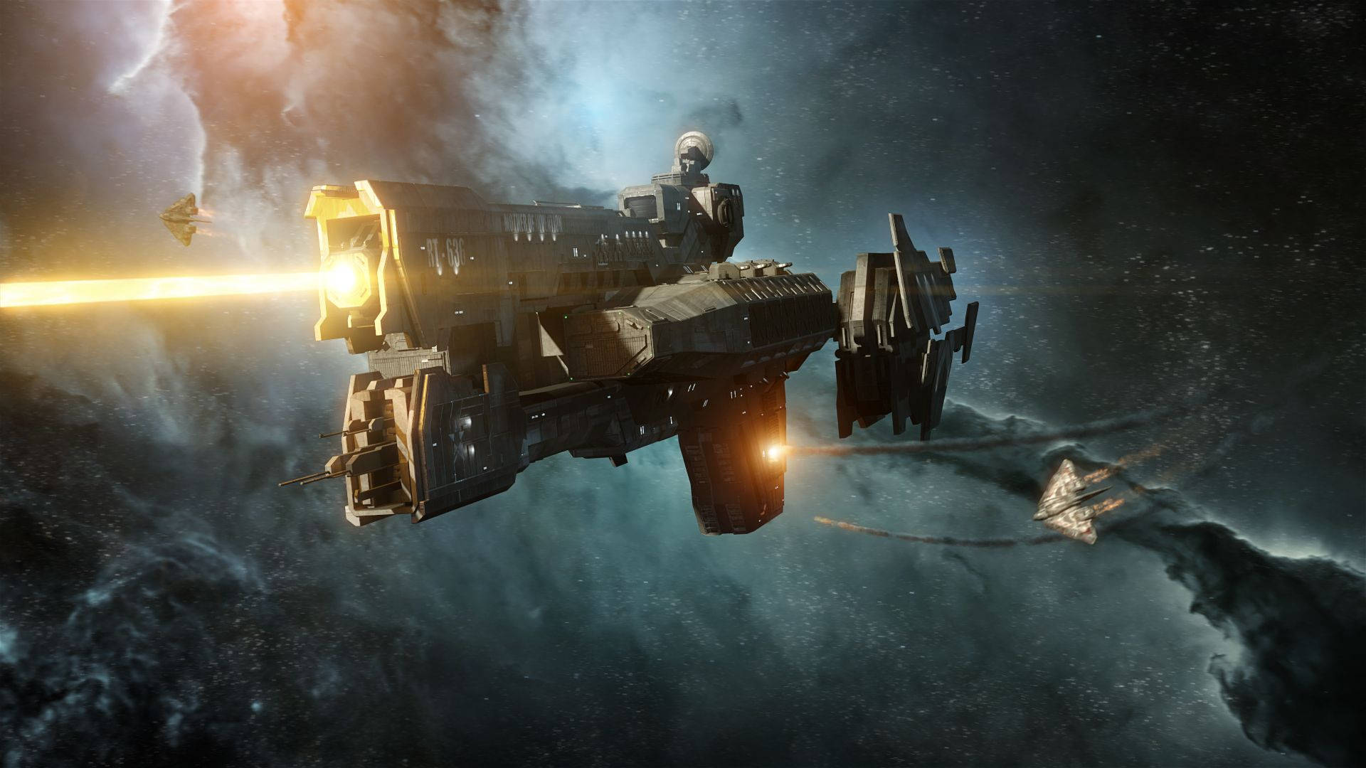Halo Weapon Spaceship Background