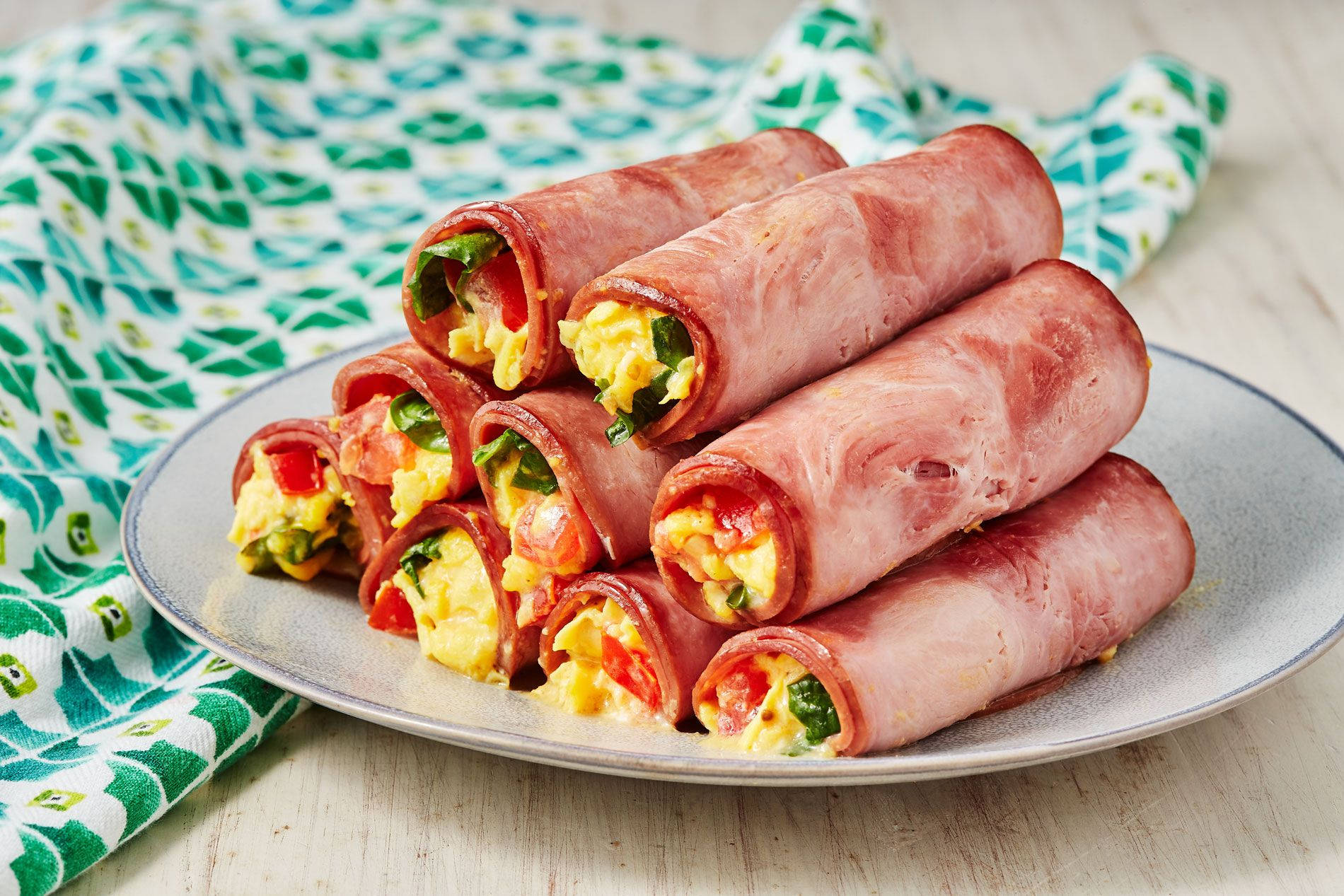 Ham And Cheese Roll-ups Background