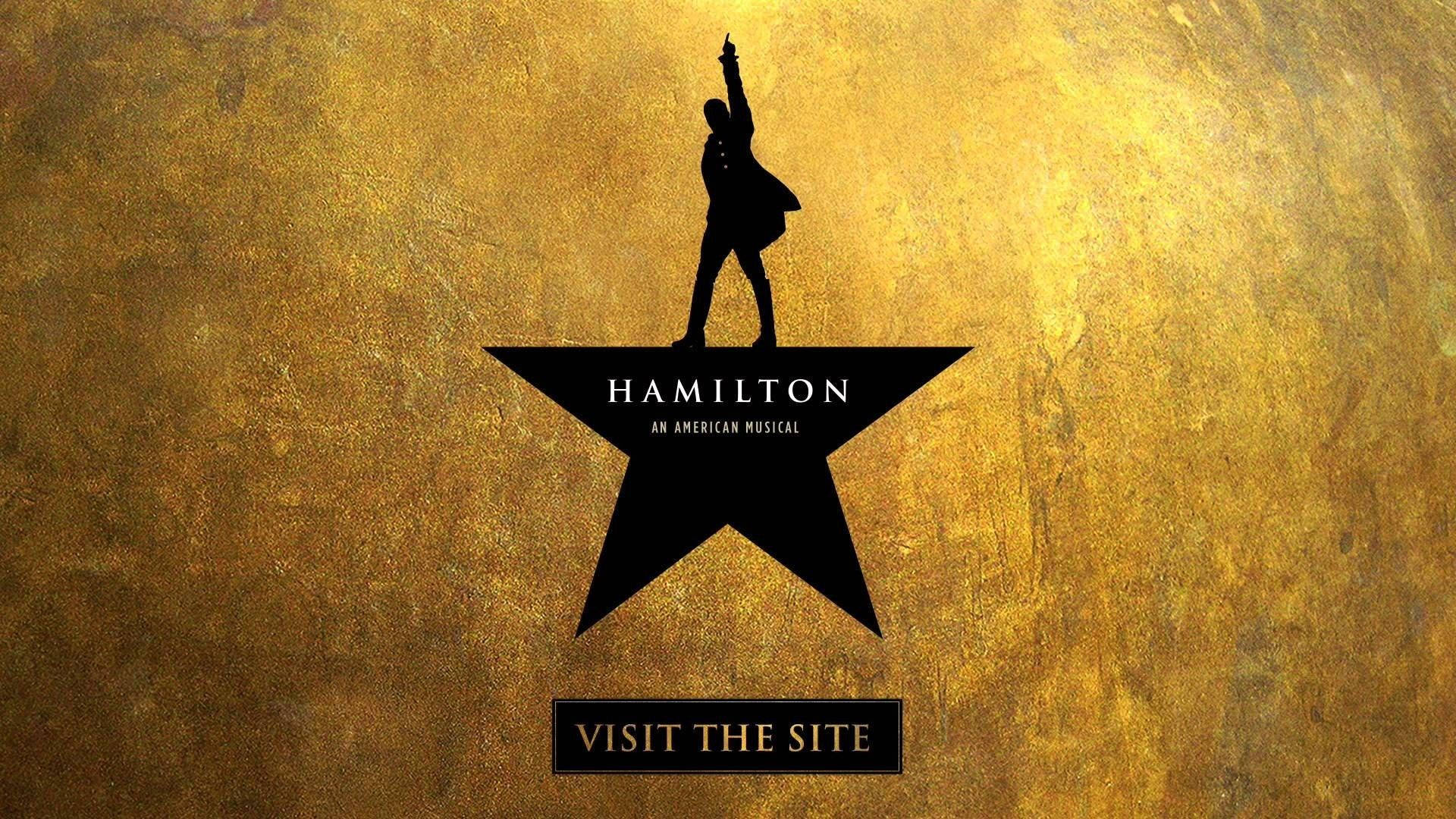 Hamilton Musical Site Poster Background