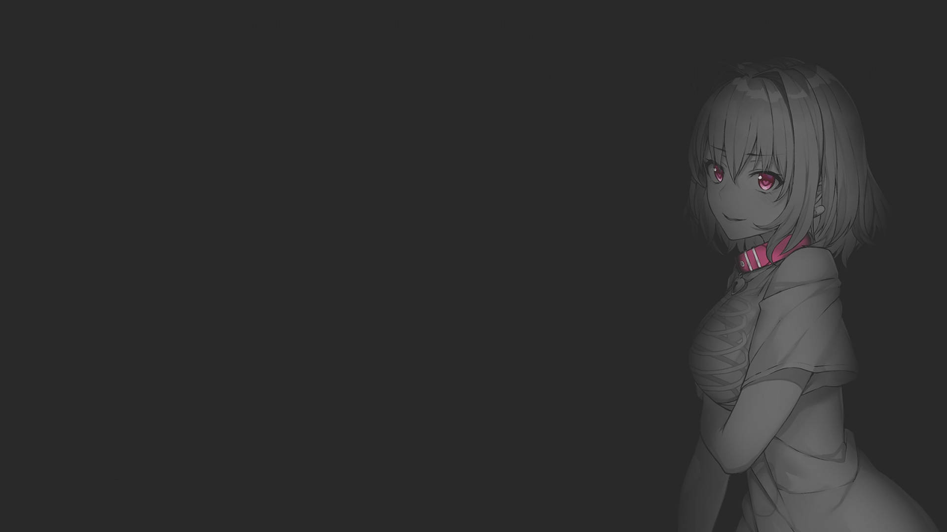 Hanako Asobi Asobase Monochrome Art Background