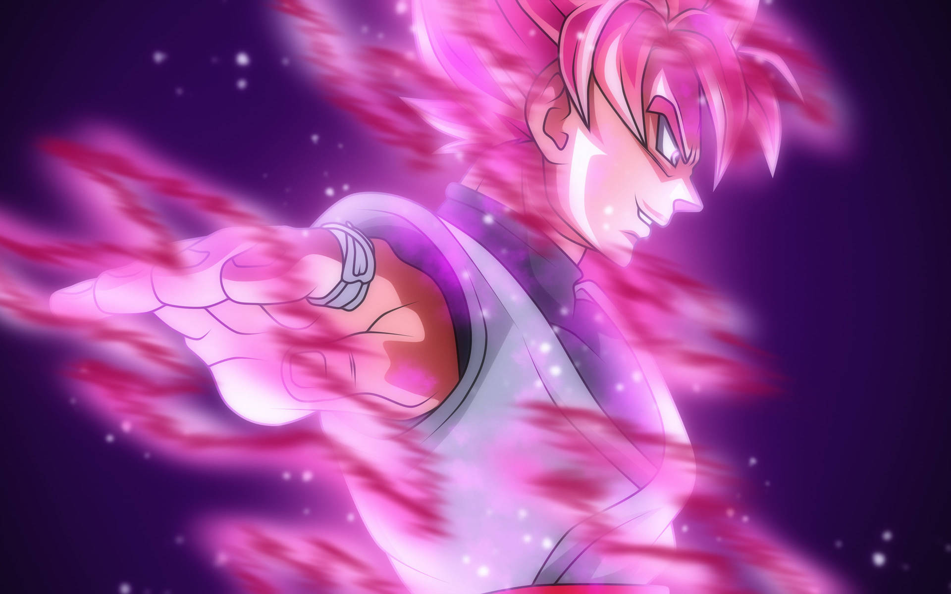 Hand Down Black Goku Rose 4k Background