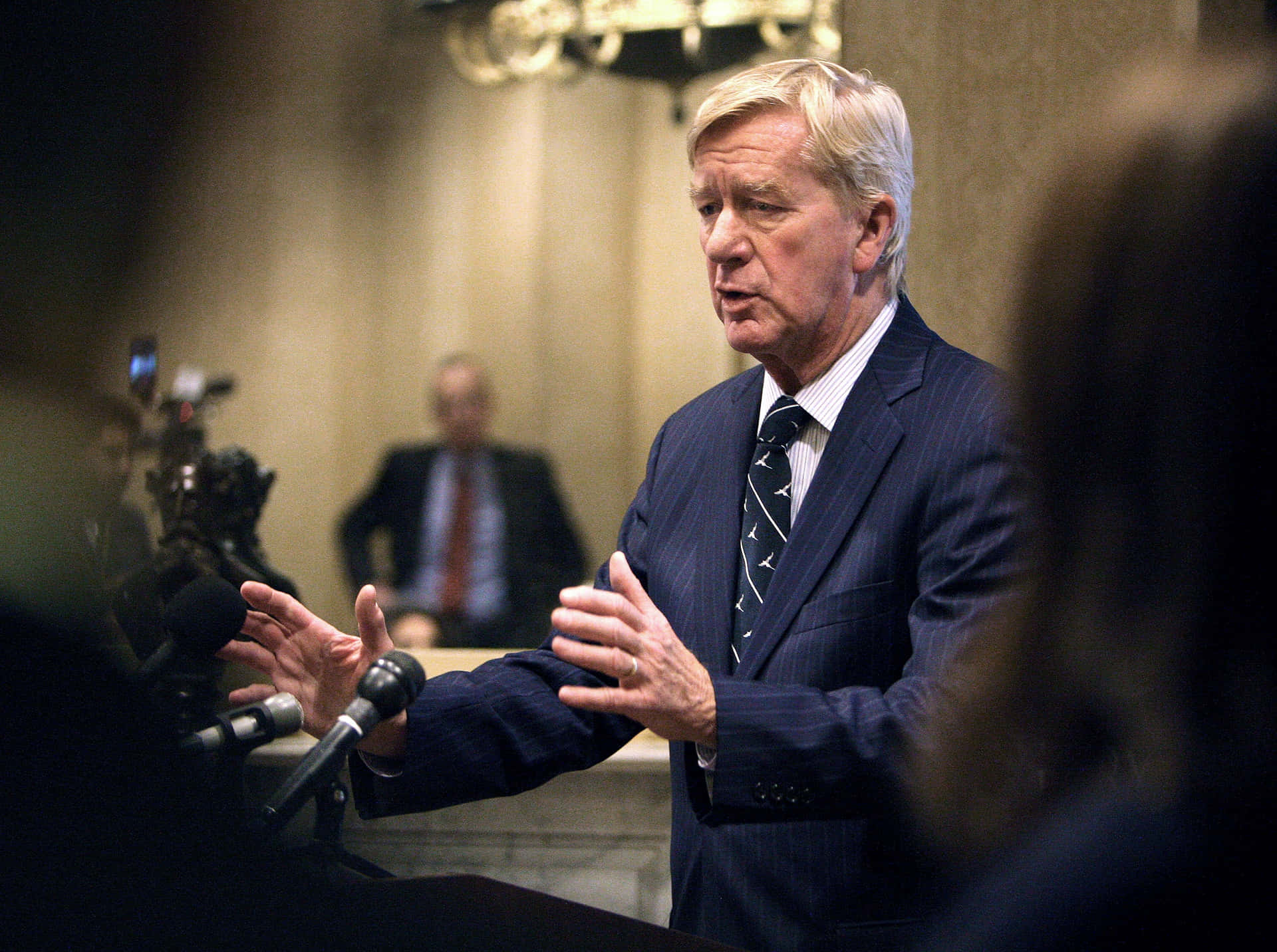 Hand Gestures Of William Weld